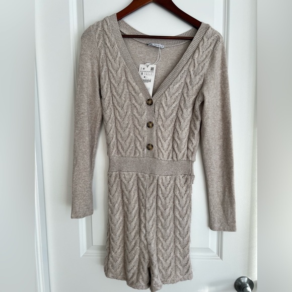 Zara Pants - NWT Zara long sleeve cozy Romper